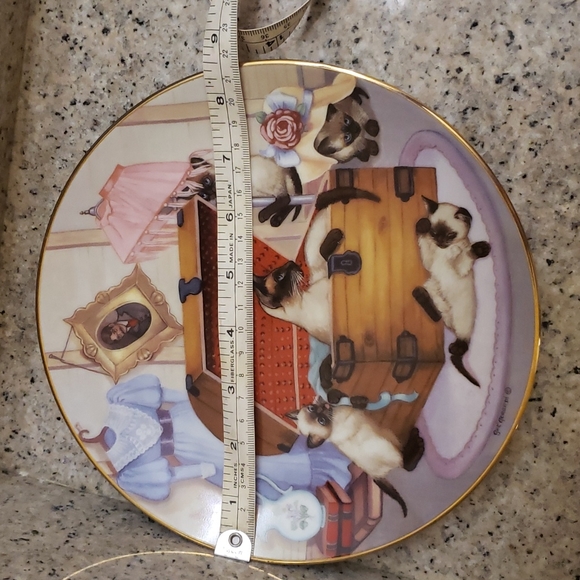Vintage kittens plate - Picture 4 of 5